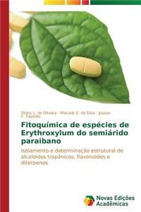 Fitoquímica de espécies de Erythroxylum do semiárido paraibano