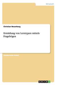 Ermittlung von Lerntypen mittels Fragebögen