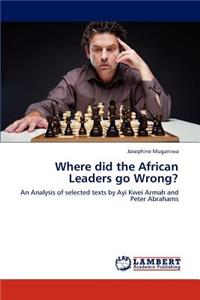 Where did the African Leaders go Wrong?