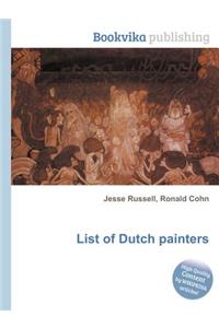 List of Dutch Painters