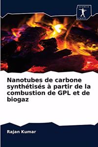 Nanotubes de carbone synthétisés à partir de la combustion de GPL et de biogaz