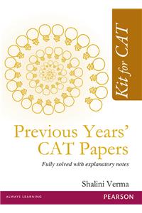Kit for CAT : Previous Years' CAT Papers