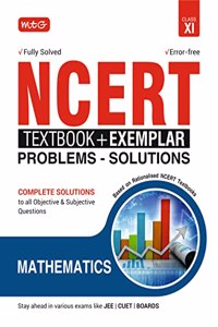 MTG NCERT Textbook + Exemplar Problem Solutions Class 11 Mathematics | Complete Solutions to All Objective & Subjective Questions
