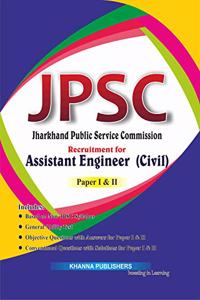 JPSC Assistant Engineer (Civil) Paper I & II [Paperback]