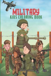 Military Kids Coloring Book
