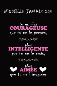 Carnet de Notes- Citation Inspirante & positive - N'oublie Jamais