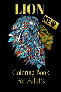 LION Coloring Book For Adults