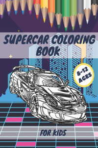 Supercar Coloring Book For Kids