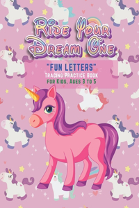 FUN LETTERS Tracing Practice Book