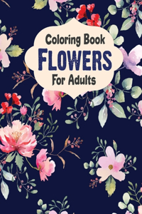 Coloring Book Flowers For Adults