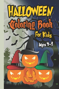 Halloween Coloring Books For Kids Ages 4-8