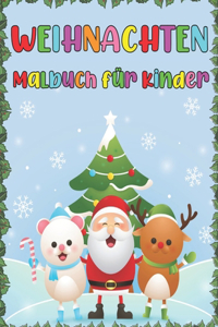 Weihnachten Malbuch für Kinder