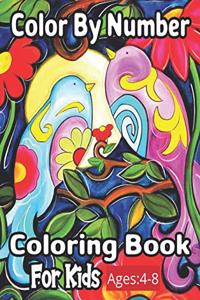 Color By Number Coloring Book For Kids Ages