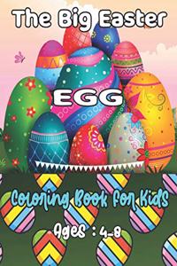 The Big Easter EGG Coloring Book For Kids
