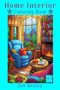 Home Interior Coloring Book