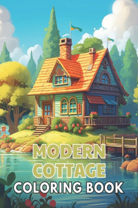 Modern Cottage Coloring Book