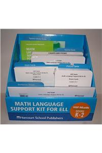 Harcourt School Publishers Math California: Math Lang Spprt/El Se 1