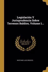 Legislación Y Jurisprudencia Sobre Terrenos Baldíos, Volume 1...