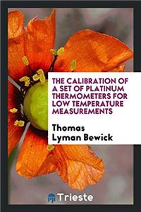 The calibration of a set of platinum thermometers for low temperature measurements