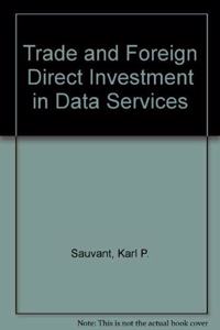 Trade and Foreign Direct Investment in Data Services