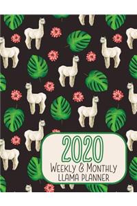 2020 Weekly & Monthly Llama Planner