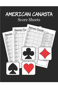 American Canasta Score Sheets