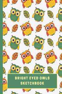 Bright Eyed Owls Sketchbook