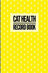 Cat Health Record Book