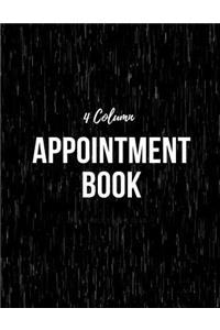 4 Column Appointment Book