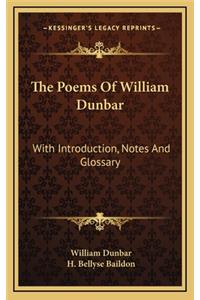 The Poems of William Dunbar