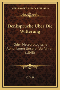 Denkspruche Uber Die Witterung
