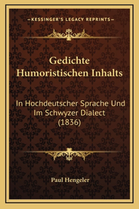Gedichte Humoristischen Inhalts