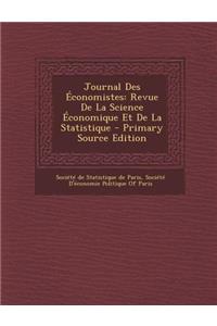 Journal Des Economistes