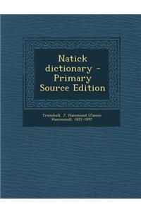 Natick Dictionary