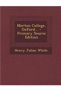 Merton College, Oxford...