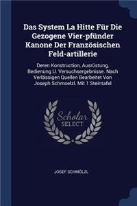 Das System La Hitte Für Die Gezogene Vier-pfünder Kanone Der Französischen Feld-artillerie