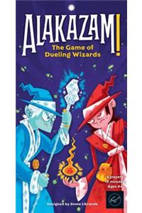 Alakazam! the Game of Dueling Wizards - Fast-Paced and Magical Card Game for Two Players - Great for Ages 6+ - Includes Two Fully Contained Game Cards - Travel-Ready Game Cards