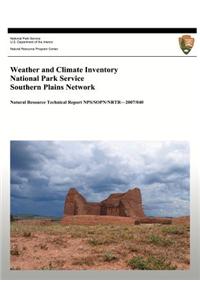 Weather and Climate Inventory National Park Service Southern Plains Network