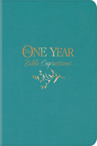 One Year Bible Expressions NLT (Leatherlike, Tidewater Teal)