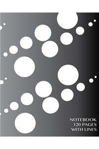 Notebook 120 pages with lines