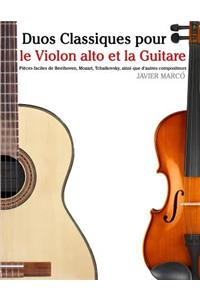 Duos Classiques Pour Le Violon Alto Et La Guitare