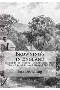 Browning's in England