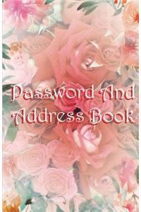Password and Address Book: Password and Address Book / Diary / Notebook Flowers