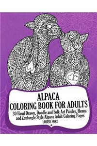 Alpaca Coloring Book For Adults