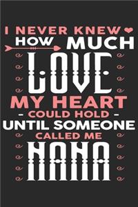 I never knew how much love my heart could hold until someone called me nana