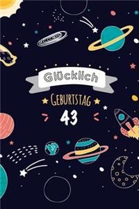 Glücklich Geburtstag 43, Alles gute zum 43 jährigen jubiläum