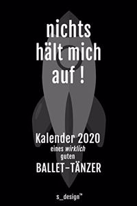 Kalender 2020 für Ballet-Tänzer