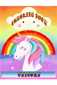 Unicorn coloring book