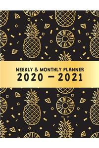 Weekly & Monthly Planner 2020 - 2021