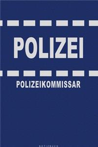 Polizei - Polizeikommissar - Notizbuch